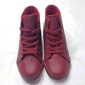Ralph lauren  burgundy High top